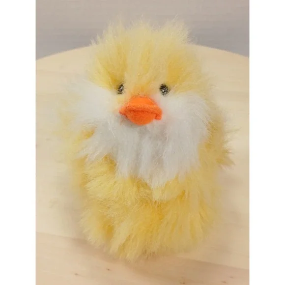 Russ Waddles Duck Chick Plush Yellow 5 Inch Stuffed Animal Toy Fuzzy - Picture 1 of 9